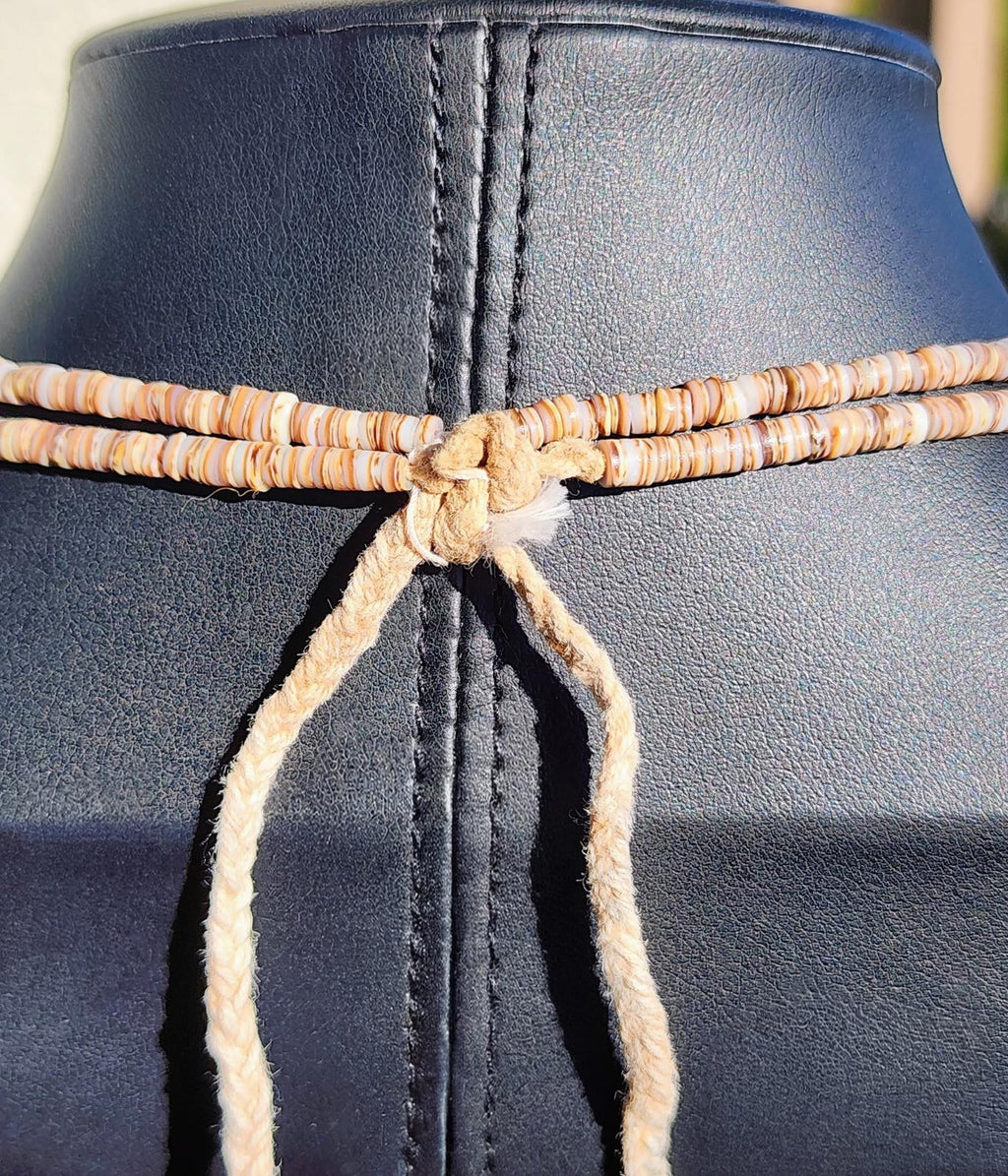 Native American Turquoise Heishi Necklace 2 Strand Sleeping Beauty Kingman 82g